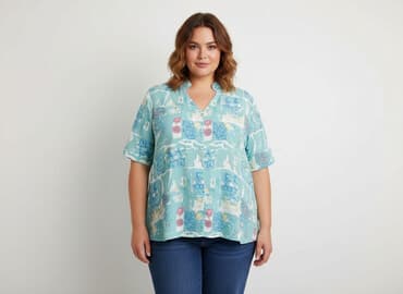 koszule kubańskie: Koszula damska, rozmiar 8XL — 5