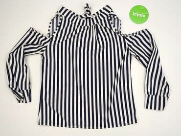 czarne bluzki z krótkim rękawem allegro: Women's blouse, size M (EU 38) — 2