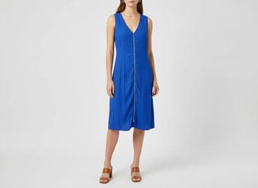 sukienki chabrowe dla puszystych: H&M, Sukienka damska, rozmiar S — 6