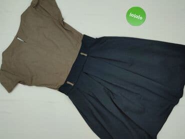 granatowa sukienka z białym kołnierzykiem: Sukienka damska, rozmiar M — 4