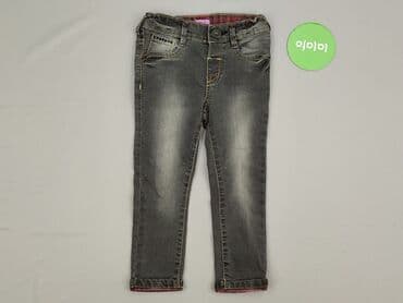 rajstopy z napisem calzedonia: Spodnie jeansowe, F&F, 3-4 lat, 104, stan - Idealny — 2