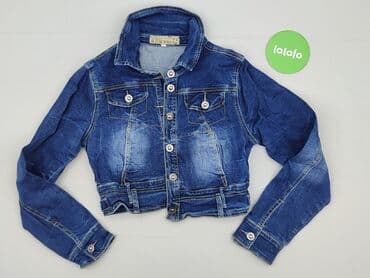 biała marynarka stradivarius: Kurtka jeansowa damska, M — 2