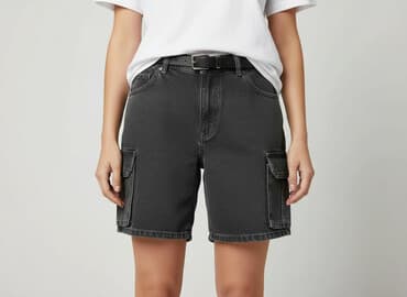 krótkie spodenki bojowki: Denim, Szorty damskie, rozmiar XS — 7