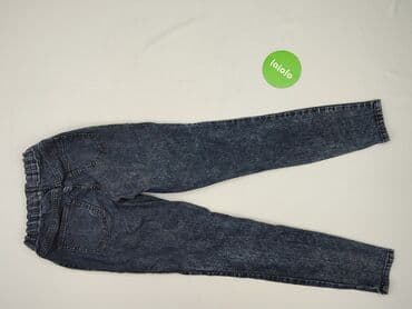 zara woskowane spodnie: H&M, Material trousers for women, size S (EU 36) — 3