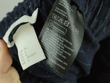 h m spodnie z rozszerzanymi nogawkami: H&M, Spodnie materiałowe damskie, rozmiar S — 6