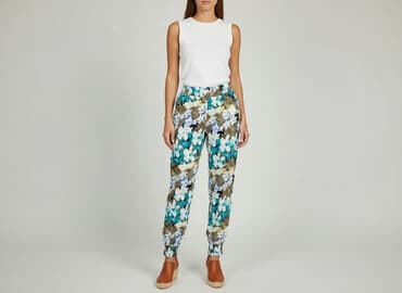 terranova spodnie z wysokim stanem: Spodnie materiałowe damskie, rozmiar S — 6