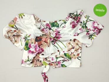 bluzki z kwiacistym wzorem: Top damski, rozmiar S — 2