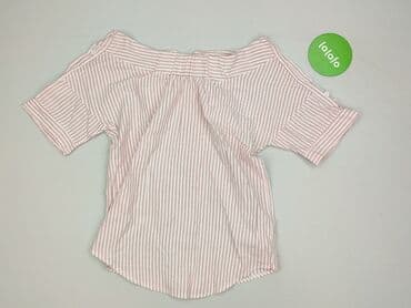 bluzki w paski krótki rękaw: Bluzka damska, rozmiar M — 4