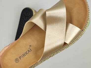 sandały na słupku ccc: Klapki damskie, rozmiar 39 — 7