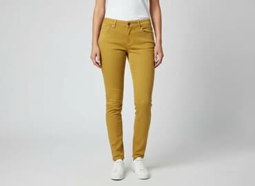 jeansy damskie z kokardkami: Jeansy damskie, rozmiar S — 5