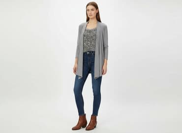 kurtki zimowe damskie c a: Kardigan damski, rozmiar M — 5