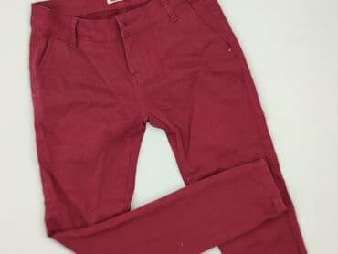 jeansy czerwone damskie: MB, Spodnie materiałowe damskie, rozmiar 2XL — 1
