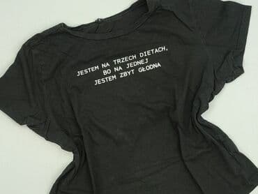 białe t shirty z czerwonem napisem: T-shirt damski, rozmiar L — 1