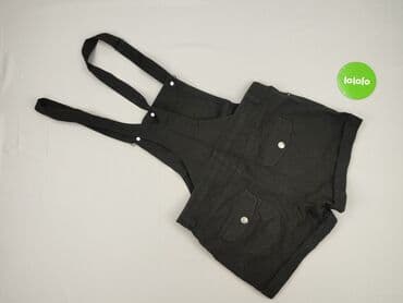 jeansy z asymetrycznym zapieciem: Ogrodniczki damskie, rozmiar M — 3