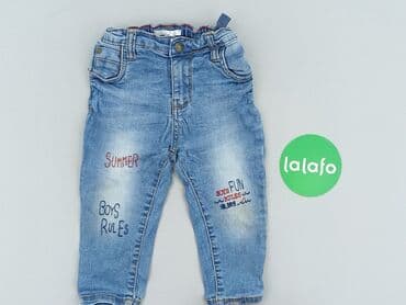 kurtki zimowe guess: Denim pants, 9-12 months, condition - Very good — 2