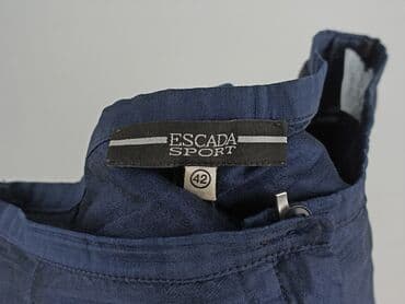 Women: Escada, Material trousers for women, size XL (EU 42) — 4