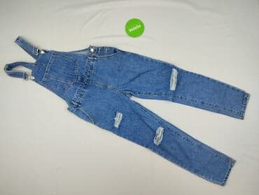 srebrne kombinezony: Ogrodniczki damskie, rozmiar 2XS — 2