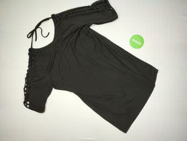 czarne bluzki z krótkim rękawem allegro: Bluzka damska, rozmiar 5XL — 2