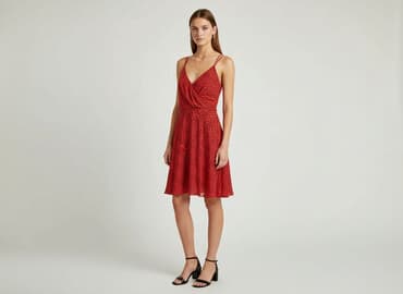 sukienka h m czerwona: H&M Divided, Sukienka damska, rozmiar S — 8