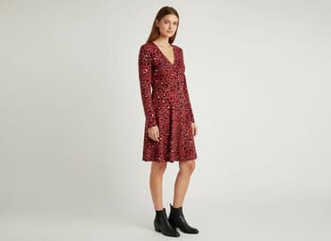 mango sukienka w panterkę: H&M, Sukienka damska, rozmiar M — 1