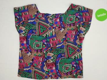 sweterkowa bluzki z krótkim rękawem: Bluzka damska, One size — 2