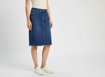 spódnice jeansowe do kolan: Miss RJ, Spódnica damska, rozmiar M — 1