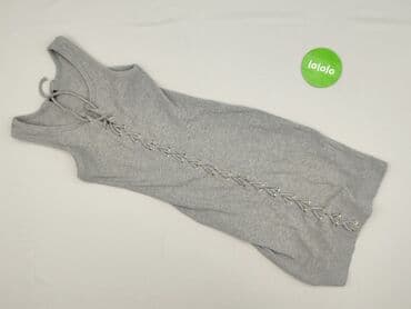 czarna sukienka ze srebrnymi wstawkami: Sukienka damska, L — 2