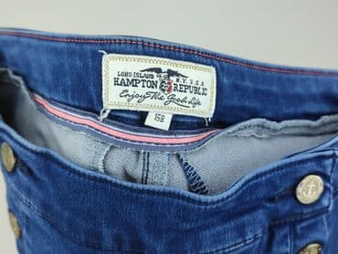 spodnie z wiskozy dla dziewczynki: Spodnie jeansowe, Hampton Republic 27, 13 lat, 152/158, stan - Bardzo dobry — 5