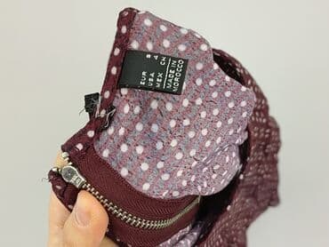 czerwona bluzki z bufkami: H&M, Women's blouse, S — 6