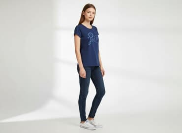 koszulka na ramiączkach jedwabna: Beloved, T-shirt damski, rozmiar S — 6