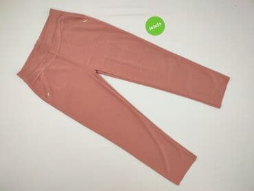 legginsy damskie plus size: Material trousers for women, size S (EU 36) — 2