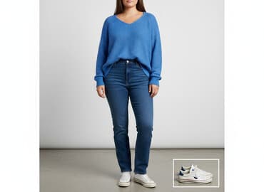 kurtki zimowe damskie c a: C&A, Sweter damski, rozmiar 2XL — 6