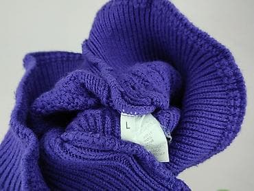 sweter melanż: Golf damski, rozmiar L — 4