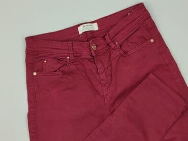 brązowe spodnie woskowane stradivarius: Stradivarius, Jeansy damskie, rozmiar S — 3