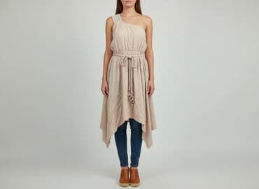 bluzka na ramiaczka: Cream, Tunika damska, rozmiar M — 7