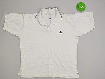 tshirt: Adidas, Koszulka polo dla mężczyzn, rozmiar 2XL — 2