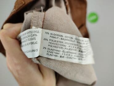 brązowe spodnie woskowane stradivarius: Stradivarius, Spodnie materiałowe damskie, rozmiar L — 6