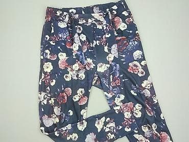 dzwony w kwiaty: Spodnie materiałowe damskie, rozmiar M — 1