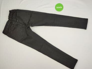 czarna bluzka z dekoltem na plecach: Jeans, 14 years, 164, condition - Very good — 3