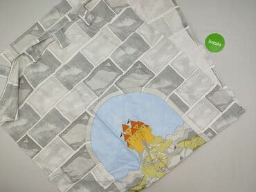 krótkie zasłony: Zasłona dziecięca z motywem zamku Komplet - 2 sztuki - Materiał — 2