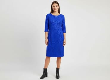 piękna sukienki midi: Exclusive, Sukienka damska, rozmiar S — 1