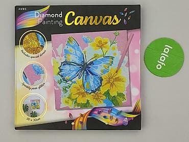 other material: Zestaw Diamond Painting Canvas – motyl na kwiatach, 30 × 30 cm - — 2