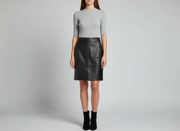 mohito spódnice ze skóry ekologicznej: Mohito, Spódnica damska, rozmiar 2XS — 1