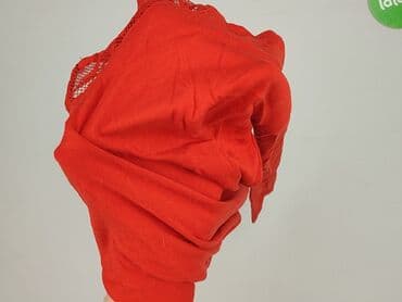 czerwona bluzki z bufkami: Bluzka damska, rozmiar S — 4