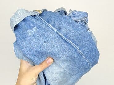 джинсова куртка: Dziecięca kurtka jeansowa, 4-5 lat, 104-110 cm, River Island, stan - Bardzo dobry — 7