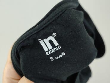 czarne t shirty damskie w serek: Extenso, T-shirt damski, rozmiar S — 5