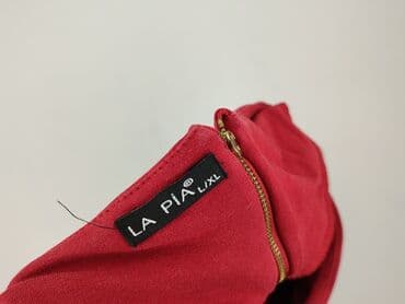 czerwone długie sukienki: La Pia, Sukienka damska, rozmiar L — 4