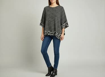 sukienki damskie midi allegro: BPC Selection, Ponczo damskie, rozmiar M — 1