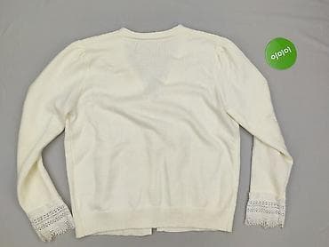 gruby bialy golf: Kardigan damski, rozmiar XL — 3