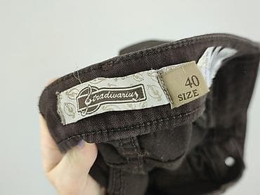 drip: Stradivarius, Spodnie materiałowe damskie, rozmiar L — 4